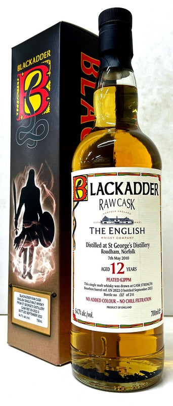 ブラックアダー　ロウカスク　 イングリッシュウイスキー　12年　63PPM　バーボンバレル　Cask Ref: EN2022-3　64.7度　700ml
