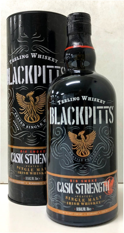 ティーリング　ブラックピッツ　カスクストレングス　ピーテッド　56.5度　700ml