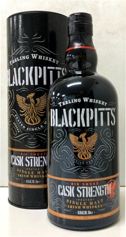 ティーリング　ブラックピッツ　カスクストレングス　ピーテッド　56.5度　700ml