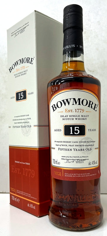 ボウモア　15年　43度　700ml