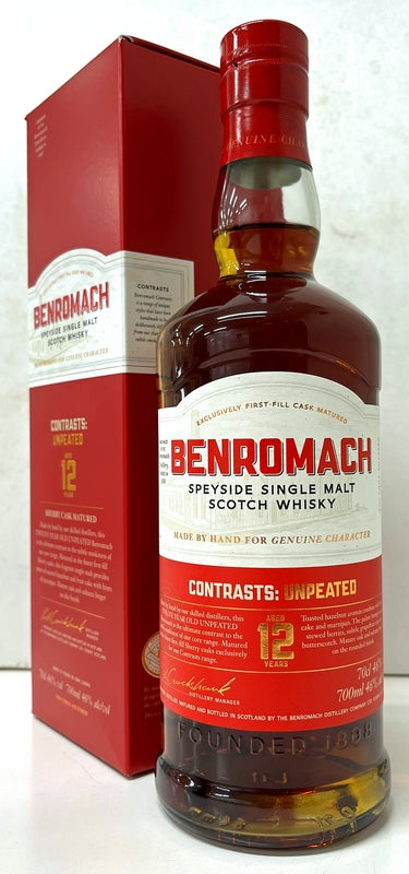 ベンロマック　アンピーテッド　12年　シェリーシェリーカスク マチュアード　46度　700ml