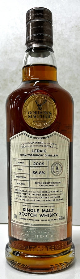 ゴードン＆マクファイル　コニサーズチョイス　カスクストレングス　レダイグ　2009　15年　56.8度　700ml