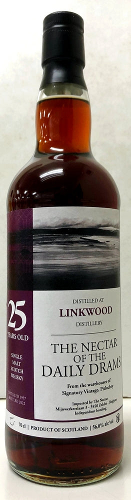 ネクター　リンクウッド　1997　25年　ファーストフィルシェリーホグスヘッド　56度　700ml