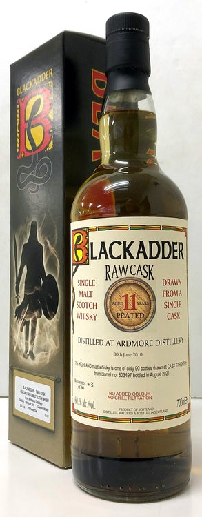 ブラックアダー　ロウカスク　アードモア　2010　11年　ピーテッド　Cask No: 803497　60.1度　700ml