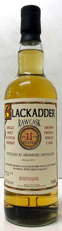 ブラックアダー ロウカスク アードモア 2010 11年 ピーテッド Cask No