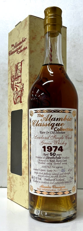 アランビッククラシック　ストラスクライド　1974　50年　リフィルシェリーカスク　44.3度　700ml