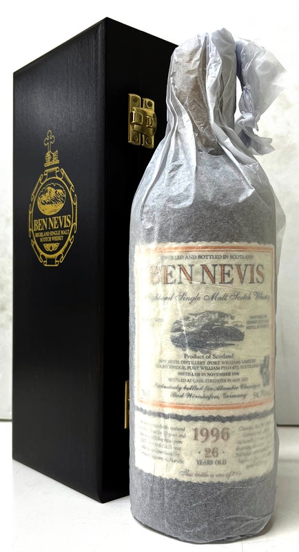アランビッククラシック　ベンネヴィス　オフィシャル　1996　26年　シェリーバット　54.7度　700ml