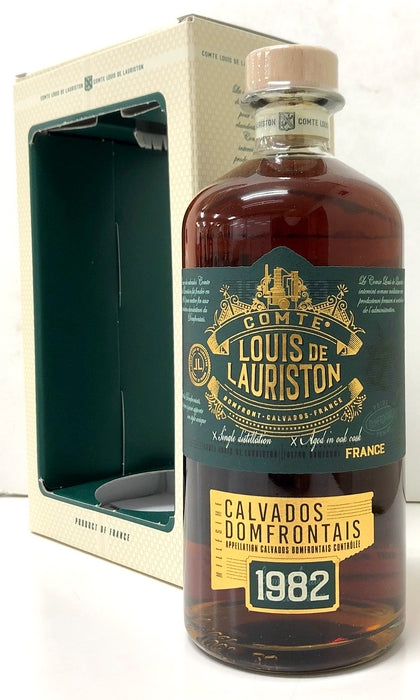 LOUIS DE LAURISTON　AC　CALVADOS　DOMFRONTAIS　1982　42%　700ml