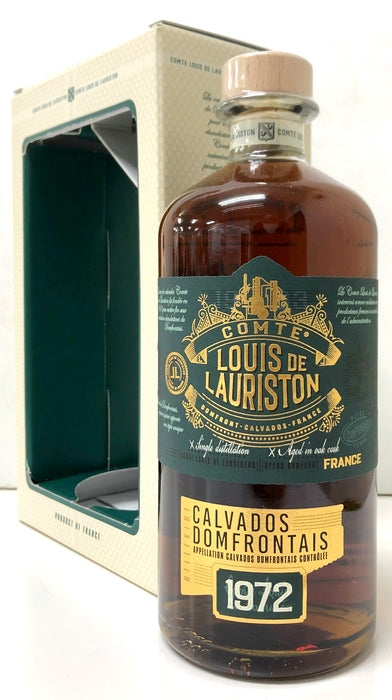 LOUIS DE LAURISTON　AC　CALVADOS　DOMFRONTAIS　1972　42%　700ml