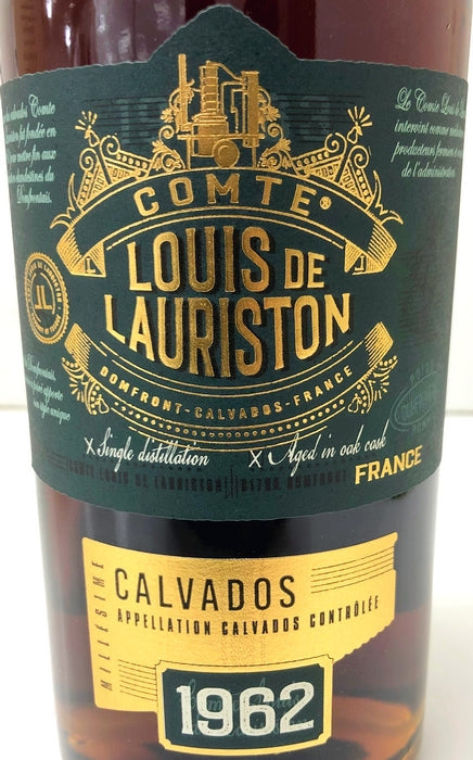 LOUIS DE LAURISTON　AC　CALVADOS　1962　40%　700ml