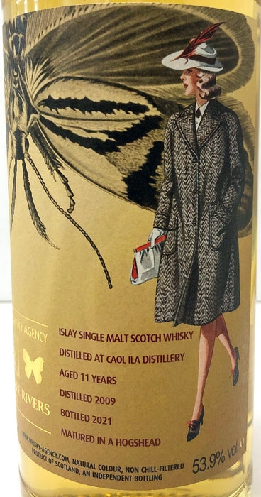 ウイスキーエージェンシー＆スリーリバース　アートワーク　カリラ　2009　11年　ホグスヘッド　53.9度　700ml