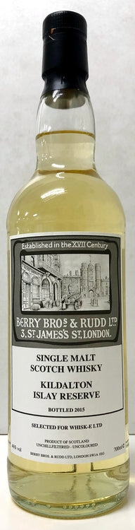 BB＆R　復刻ラベル　キルダルトン　アイラ　リザーヴ　46度　700ml