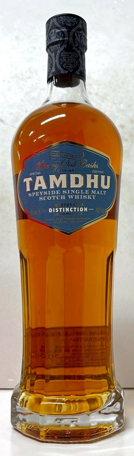 TAMDHU　DISTINCTION　No.3　QUERCUS　AＬBA　AMERICAN OAK 1st FILL OLOROSO SHERRY CASK 　48% 　700ml