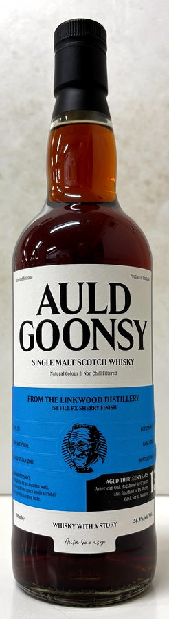 グローバルウイスキー　オールドグーンシーズ　リンクウッド　2011　13年　1St Fill PX Sherry Finish　55.3度　700ml