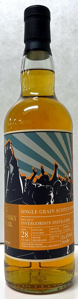 ウイスキートレイル　TOGETHER　インヴァーゴードン　1993　バット　28度　53.3度　700ml