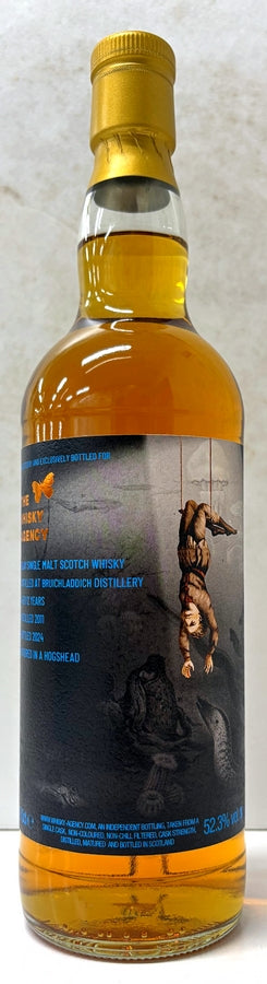 THE WHISKY AGENCY BRUICHLADDICH 2011 12yo HOGSHEAD 52.3% 700ml