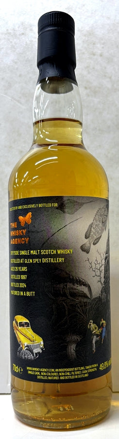 THE WHISKY AGENCY GLEN SPEY  1997 26yo BUTT 49.8% 700ml