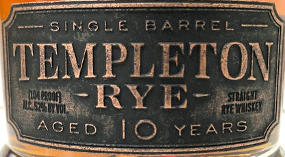 テンプルトン　ライウイスキー　10年　リザーブ　52度　750ml