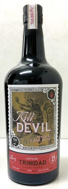 キルデビル　シングルカスク・ラム　トリニダード　フェルナンデス　1999　21年　61.5度　700ml