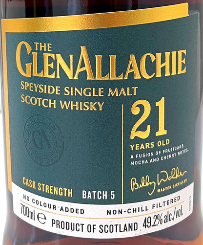 グレンアラヒー　21年　49.2度　700ml