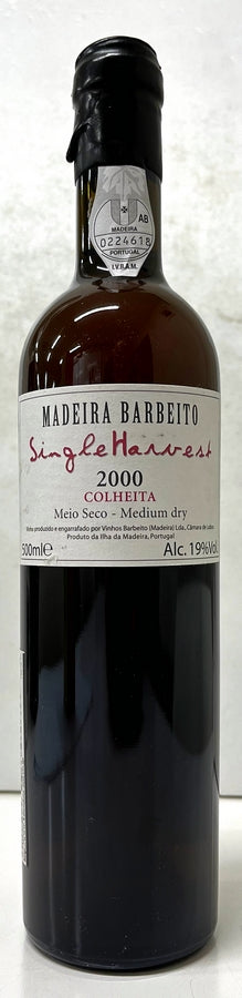 バーベイト　シングルハーベスト　2000　MEDIUM DRY MEIO SECO　19度　500ml