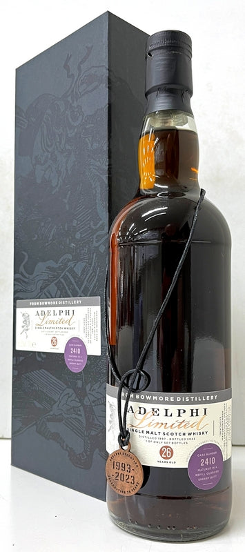 アデルフィ 創設30周年記念　ボウモア 1997　26年 リフィルオロロソシェリーバット 55.5度 700ml