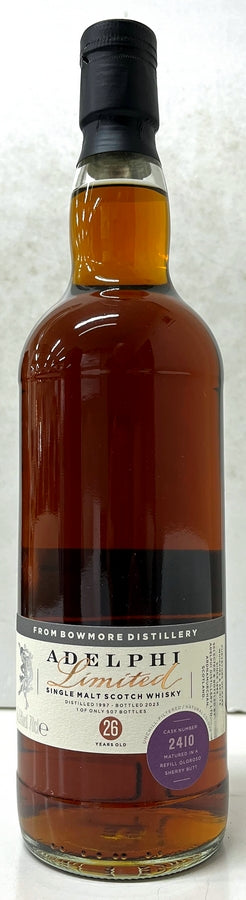 アデルフィ 創設30周年記念　ボウモア 1997　26年 リフィルオロロソシェリーバット 55.5度 700ml