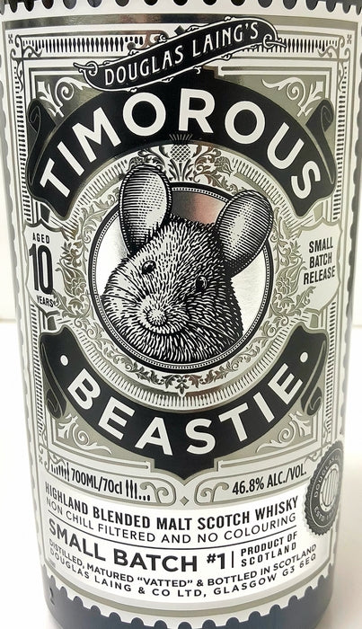 ダグラスレイン　ブレンデッドモルト ティモラス ビースティ 10年　46.8度　700ml