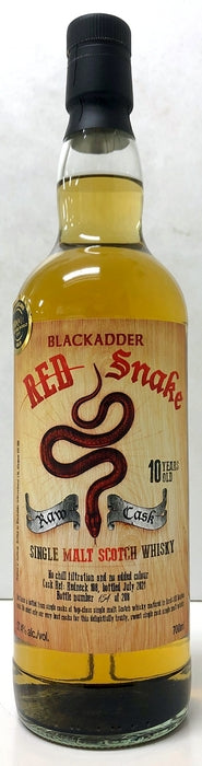 ブラックアダー　レッドスネーク　ロウカスク　Cask Ref: RN108　10年　　57.4度　700ml