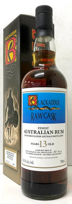 ブラックアダー　ロウカスク　オーストラリアン  ラム 　2007　13年　Cask Ref: BR21-02　65.1度　700ml