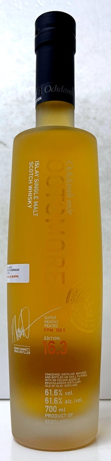 オクトモア　16.3　アイラ・バーレイ　189.5ppm　61.6度　700ml