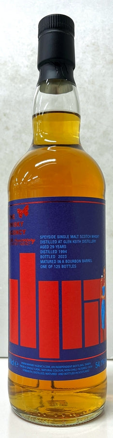 THE WHISKY AGENCY Glen Keith 1994 29yo Bourbon Barrel 54.1% 700ml