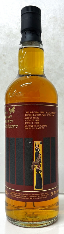 THE WHISKY AGENCY Littlemill 1988 35yo Hogshead 50.7% 700ml