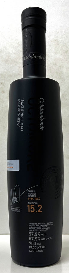 オクトモア　15.2　ヨーロピアン・カスク　108.2ppm　57.9度　700ml