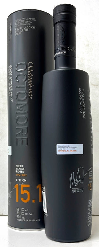オクトモア　15.1　スコティッシュ・バーレイ　108.2ppm　59.1度　700ml