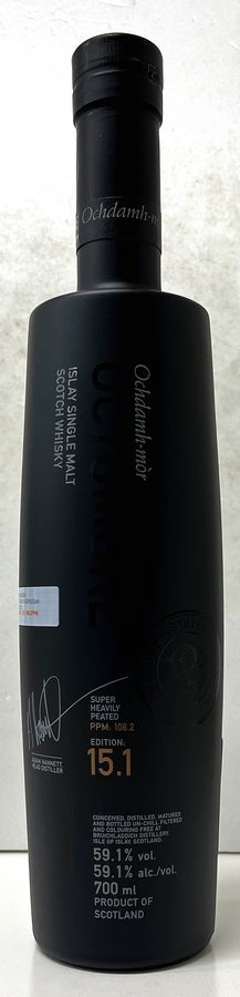 オクトモア　15.1　スコティッシュ・バーレイ　108.2ppm　59.1度　700ml