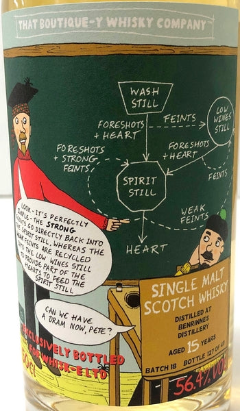 ブティックウイスキー　ベンリネス　バッチ18　15年　56.4度　500ml