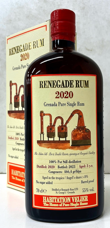 La Maison du Whisky RENEGADE 2020 3yo VELIER 55% 700ml