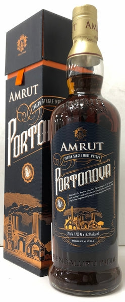 アムルット　インディアンシングルモルトウイスキー　ポートノヴァ　62.1度　700ml