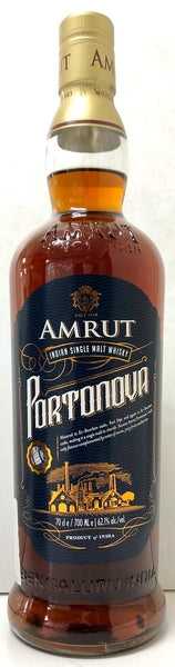 アムルット　インディアンシングルモルトウイスキー　ポートノヴァ　62.1度　700ml