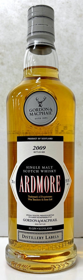 ゴードン＆マクファイル　130周年記念ボトル　蒸溜所ラベル　アードモア　2009　55.5度　700ml