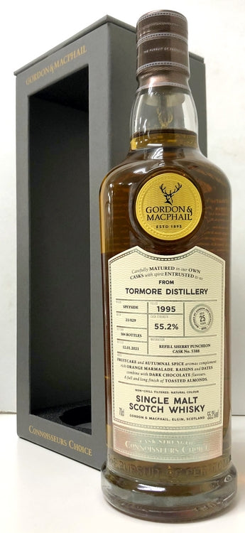 ゴードン＆マクファイル　コニサーズチョイス　カスクストレングス　トーモア　1995　25年　55.2度　700ml