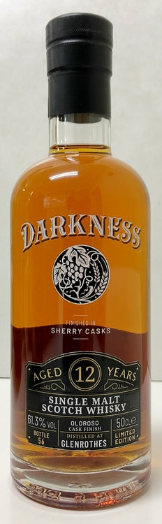 ダークネス　グレンロセス　12年　オロロソシェリー　カスクフィニッシュ　61.3度　500ml