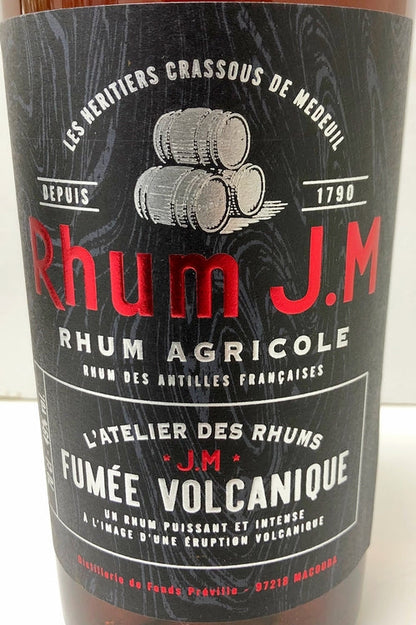 ラム J.M　アトリエ　フュメ・ヴォルカニーク　49度　700ml