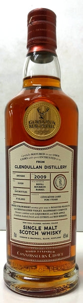 ゴードン＆マクファイル　コニサーズチョイス　グレンダラン　2009　12年　コートロティフィニッシュ　45度　700ml