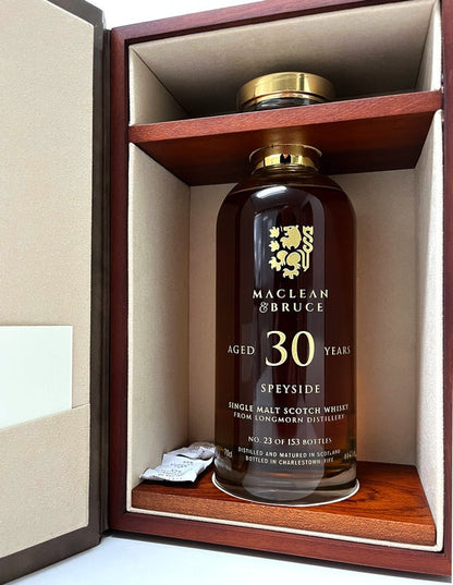 ロングモーン　1992　30年　Single Cask　for　チャールズ・マクリーン　70th Anniversary　44.6度　700ml