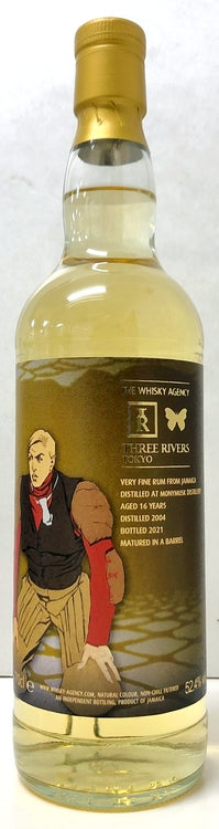 ザ・ウイスキーエージェンシー＆スリーリバーズ 　アートワーク　ジャマイカラム　モニマスク　2004　16年　52.4度　700ml