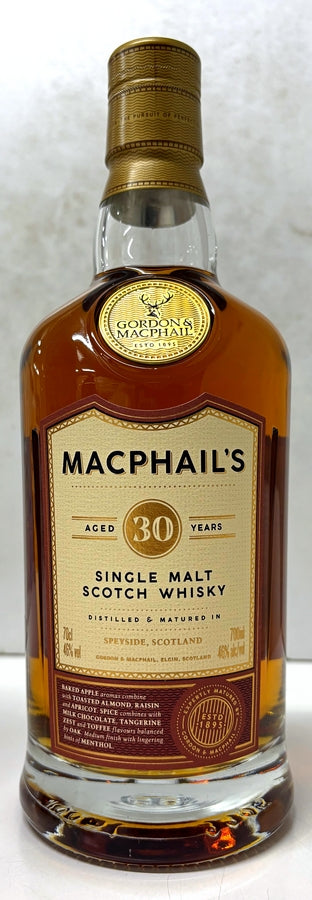 ゴードン＆マクファイル　マクファイルズ　30年　46度　700ml