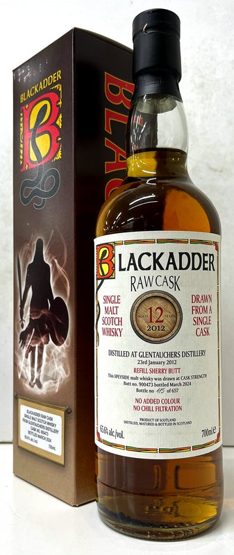 ブラックアダー　ロウカスク　グレントファース　2012　12年　シェリーバット　Cask No:900473　65.6度　700ml
