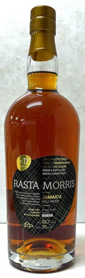 ラスタモリス　ジャマイカ　2005/2022　17年　アメリカンオーク　52.7度　700ml